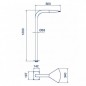 Rideau d'eau décoratif pour piscine de 1,2 m de haut et 340 mm de large Rideau d'eau décoratif pour piscine de 1,2 m de haut et 340 mm de large
