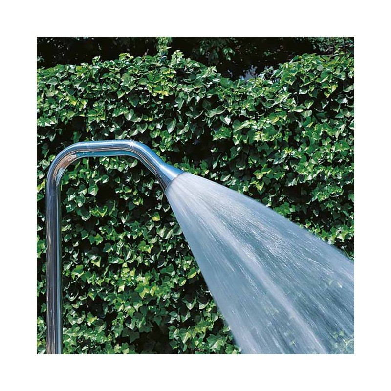 Pool-Wasserkanone aus poliertem Edelstahl AISI-316, Höhe 1,2 m.  Pool-Wasserkanone aus poliertem Edelstahl AISI-316, Höhe 1,2 m.