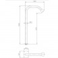 Pool water cannon in polished AISI-316 stainless steel, height 1.2 m. Pool water cannon in polished AISI-316 stainless steel, height 1.2 m.