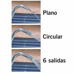 Canhão de água plano para piscinas | Aço inoxidável AISI-316 polido | Elemento de água para spa