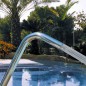 Water cannon with 6 outlets for pools in polished AISI-316 stainless steel. Water cannon with 6 outlets for pools in polished AISI-316 stainless steel.