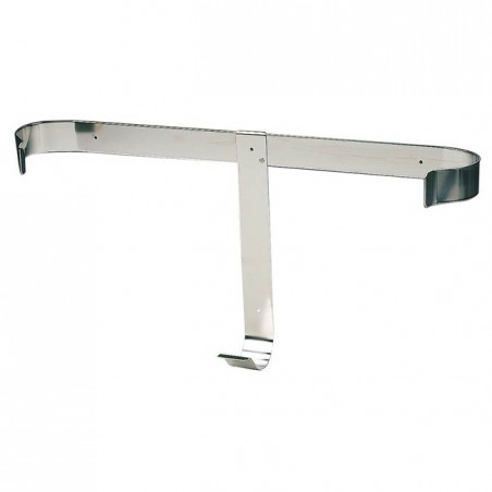 Supporto per bagnino in acciaio inox AISI-304.