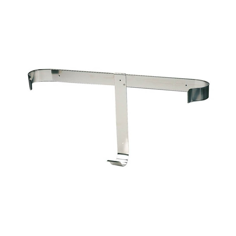 Lifeguard holder made of AISI-304 stainless steel.