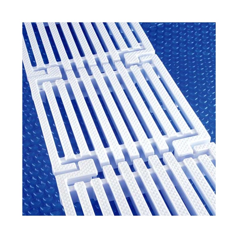  Design-Längsrostplatte 24 mm hoch - 295 mm breit für Becken mit Überlaufrinne