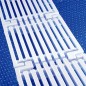 Grille de trop-plein pour piscine à débordement | Hauteur 24 mm, Largeur 345 mm | Canal de trop-plein | Drain extérieur