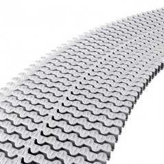  Modulraster in Querbauweise, Höhe 35 mm, Breite 245 mm, weiß (1 Stück)
