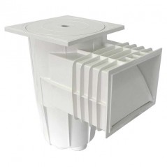 Skimmer de 15 litros de capacidad con boca standard y tapa cuadrada