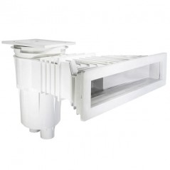 Skimmer Norm de 17,5 litros para piscinas de concreto, branco