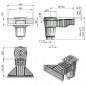 Skimmer de piscina padrão, 17,5 litros | Alta capacidade | Eficiente | Para piscinas de concreto Skimmer de piscina padrão, 17,5 litros | Alta capacidade | Eficiente | Para piscinas de concreto