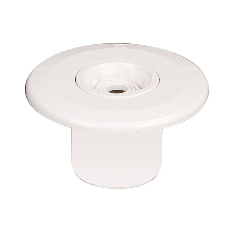 Multiflow delivery nozzle with connection to glue, white color.  Multiflow delivery nozzle with connection to glue, white color.