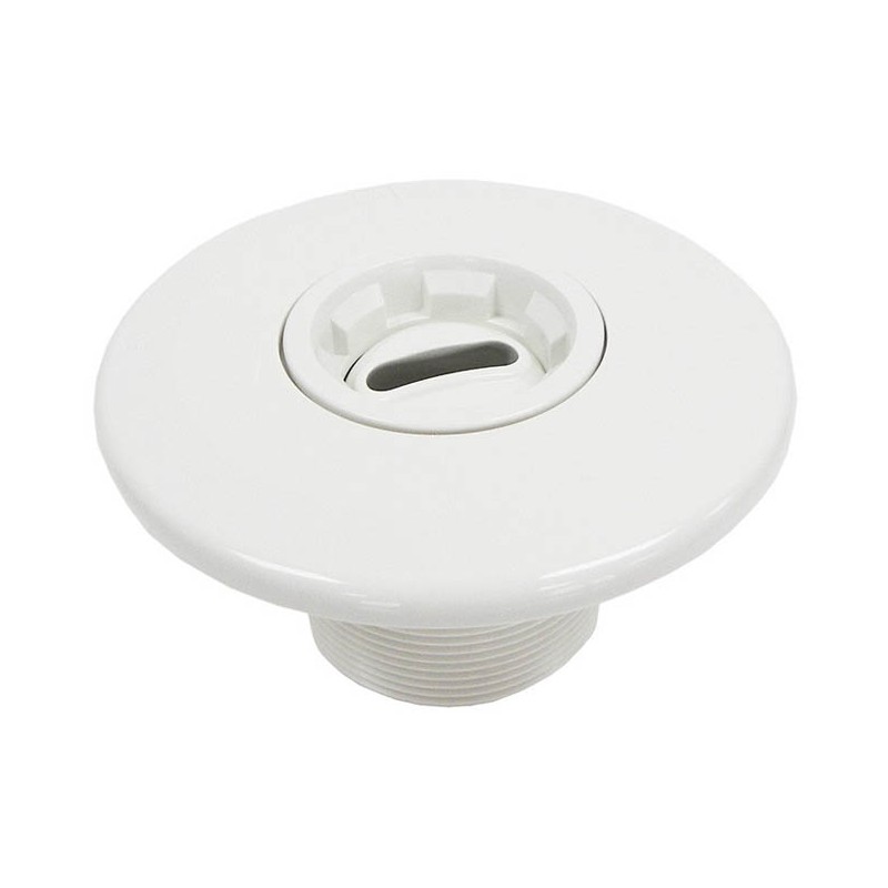 Boquilla Norm para piscina de hormigón fabricada en ABS blanco con tratamiento UV.