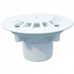 Bottom nozzle for concrete pool with 2" external thread and 50 mm internal diameter.