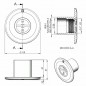 Bico de Sucção | Para Piscinas de Concreto | Conexão de 50 mm | Alta Potência Bico de Sucção | Para Piscinas de Concreto | Conexão de 50 mm | Alta Potência