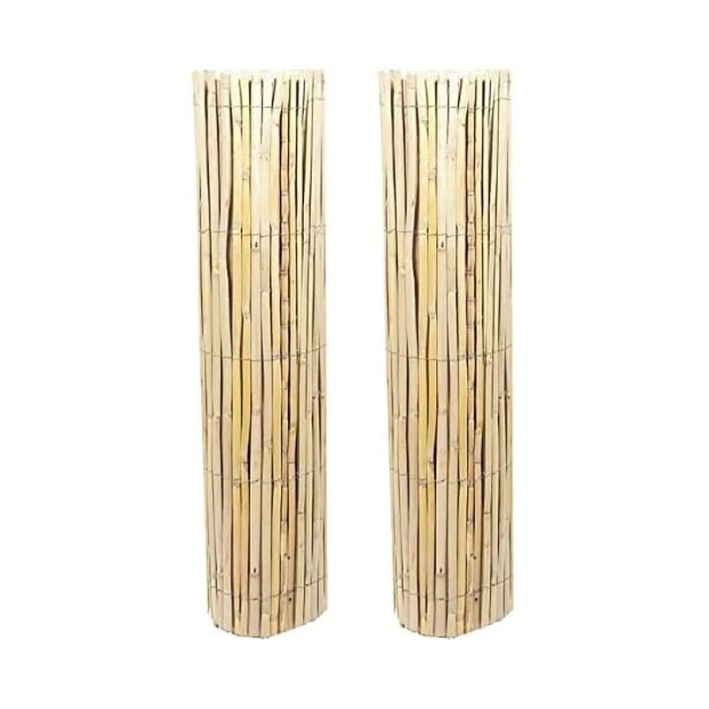 Canisse naturelle fendue pour jardin 1 x 10 m. Canisse en Roseau Nature pour l'occultation, la délimitation ou l'ombrage Canisse naturelle fendue pour jardin 1 x 10 m. Canisse en Roseau Nature pour l'occultation, la délimitation ou l'ombrage