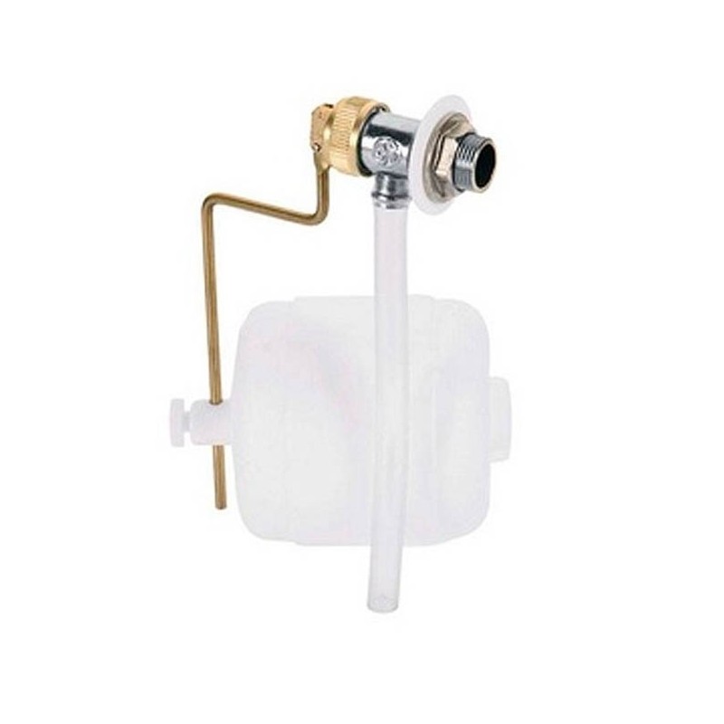 Válvula reguladora de nível para skimmers em aço inoxidável.