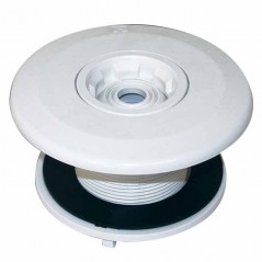 Mehrstrom-Auslassdüse mit 2" Außengewinde und Ø 50 mm Innengewinde.