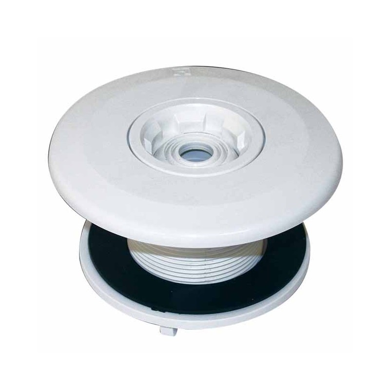 Ugello di mandata multiflusso con filettatura esterna da 2" e filettatura interna da Ø 50 mm.