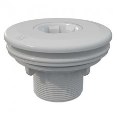 Buse standard pour piscines liner, connexion externe filetage mâle 2'' blanc