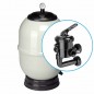Filtro per piscina Ø 500 mm - uscite 1½'', con valvola a baionetta Filtro per piscina Ø 500 mm - uscite 1½'', con valvola a baionetta
