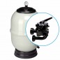 Aster Pool Filter Pump Ø 900 mm | 2.5'' Outlets | Selector Valve with Screws | Swimming Pool