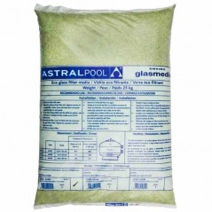 Letto filtrante in vetro ECO, sacco da 25 kg