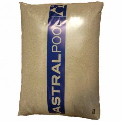 Feuersteinsand, speziell für Poolfilter, 0,4 - 0,8 mm, 25 kg.