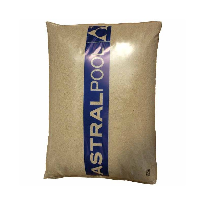 Flint sand, especially for private and public pool filters.