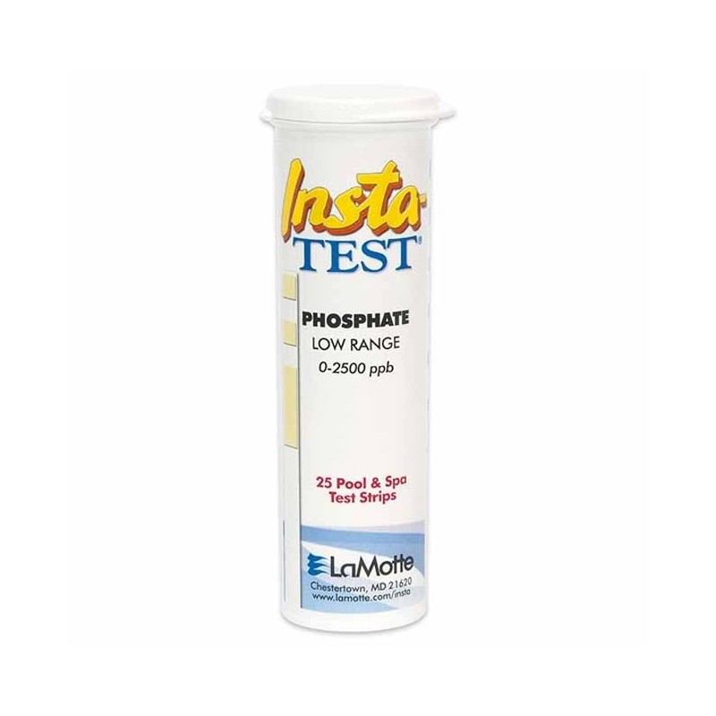 Analytical strips to determine the level of phosphates, 25 strips per bottle Analytical strips to determine the level of phosphates, 25 strips per bottle