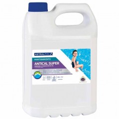 Super limescale remover that prevents limescale buildup and deposits in the pool, 5 liters.