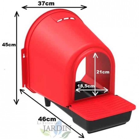 Nido per polli da interno 46x37x45 cm, modello comfort