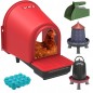 Hühner-Legebox-Paket 37x46x45 cm für 6 Eier + 5L Tränke + 4KG Futtertrog + Eierbecher + Schaufel Hühner-Legebox-Paket 37x46x45 cm für 6 Eier + 5L Tränke + 4KG Futtertrog + Eierbecher + Schaufel