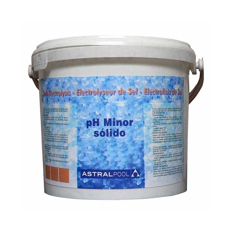 Riduttore di pH solido per elettrolisi salina, 16 kg.