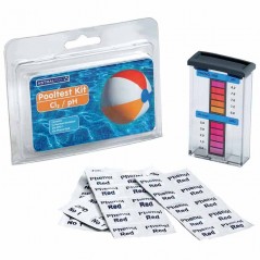  Pooltester freies Chlor und pH Analysekoffer.