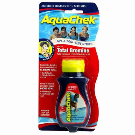 Tiras analíticas de bromo vermelho AquaChek