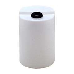  Zylindrischer Behälter aus Polyethylen zum Dosieren, 125 L (Ø 515 mm, Höhe 735 mm)