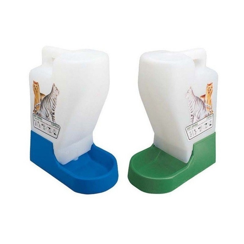 2-in-1 Food and Water Bowl for Dogs, Cats, Pets, 5 Liters, 13x24x30 cm