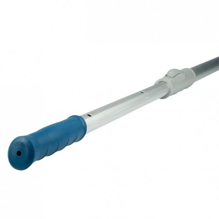 Manico telescopico in alluminio, 1,8 - 3,6 m - Fissaggio a clip