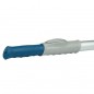  Aluminum telescopic handle, 1.8 - 3.6 m - Clip fixing