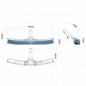 Shark bottom brush ideal for cleaning the bottom and walls of the pool Shark bottom brush ideal for cleaning the bottom and walls of the pool