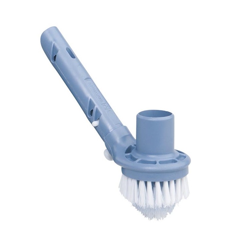 Escova de canto de piscina com sucção