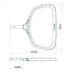 Recogehojas de Fondo para Piscina | Polipropileno Duradero para Fondos