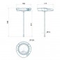  Analog swimming pool thermometer