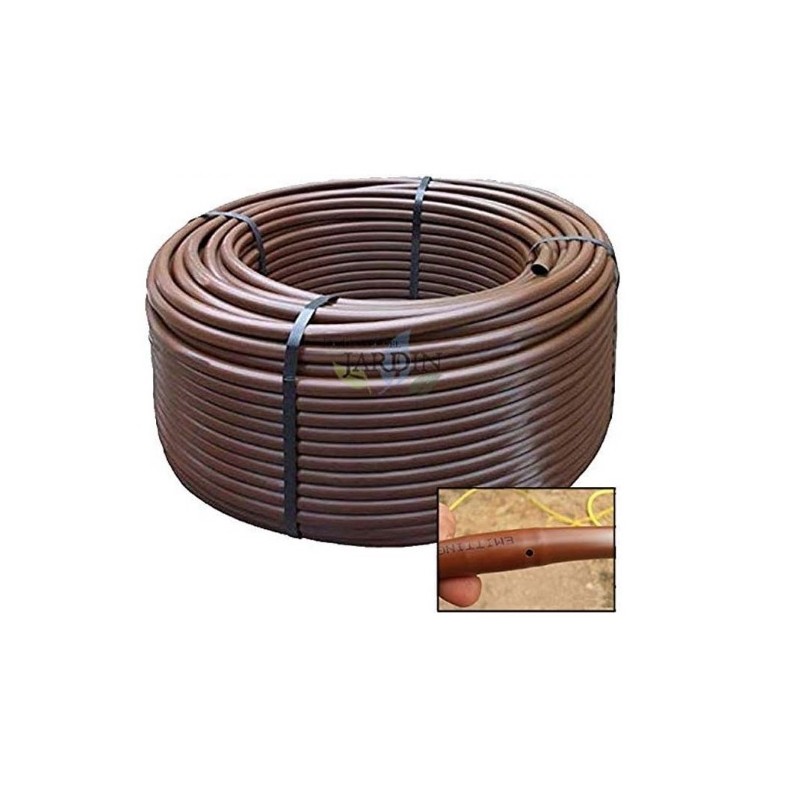Drip irrigation pipe 16mm 33cm brown, 100 meters Drip irrigation pipe 16mm 33cm brown, 100 meters