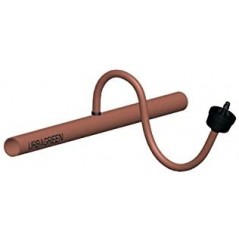 Tuyau flexible d'arrosage 4x6 mm. Conducteur PVC souples marron, 25m, recommandé pour l'arrosage goutte à goutte, Suinga