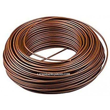 Microtubo Flexible 4,5 x 6,5 mm Bobina 100 Metros | Tubo Marrón para Riego por Goteo