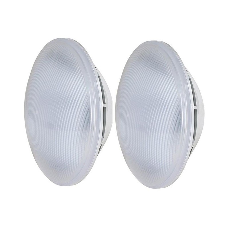 Pack 2 x Lámpara LED Piscina Luz Blanca PAR56 900 Lumens, 9W, Ø17,7 cm