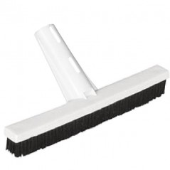 Straight brush, 330 mm wide and fixed with wing nuts for cleaning