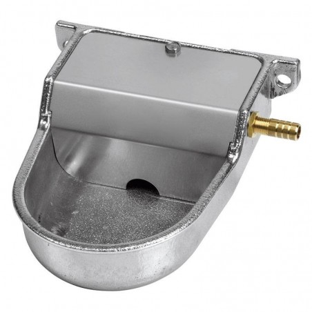 Bebedouro automático de alumínio para cães de pequeno porte, 12 x 16 x 6 cm | Saída horizontal, Bebedouro para cães