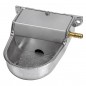 Automatic drinker for small dogs aluminum 12x16x6 cm, horizontal outlet  Automatic drinker for small dogs aluminum 12x16x6 cm, horizontal outlet