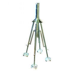  2 1/2" male tripod, long-range irrigation sprinklers and adjustable height